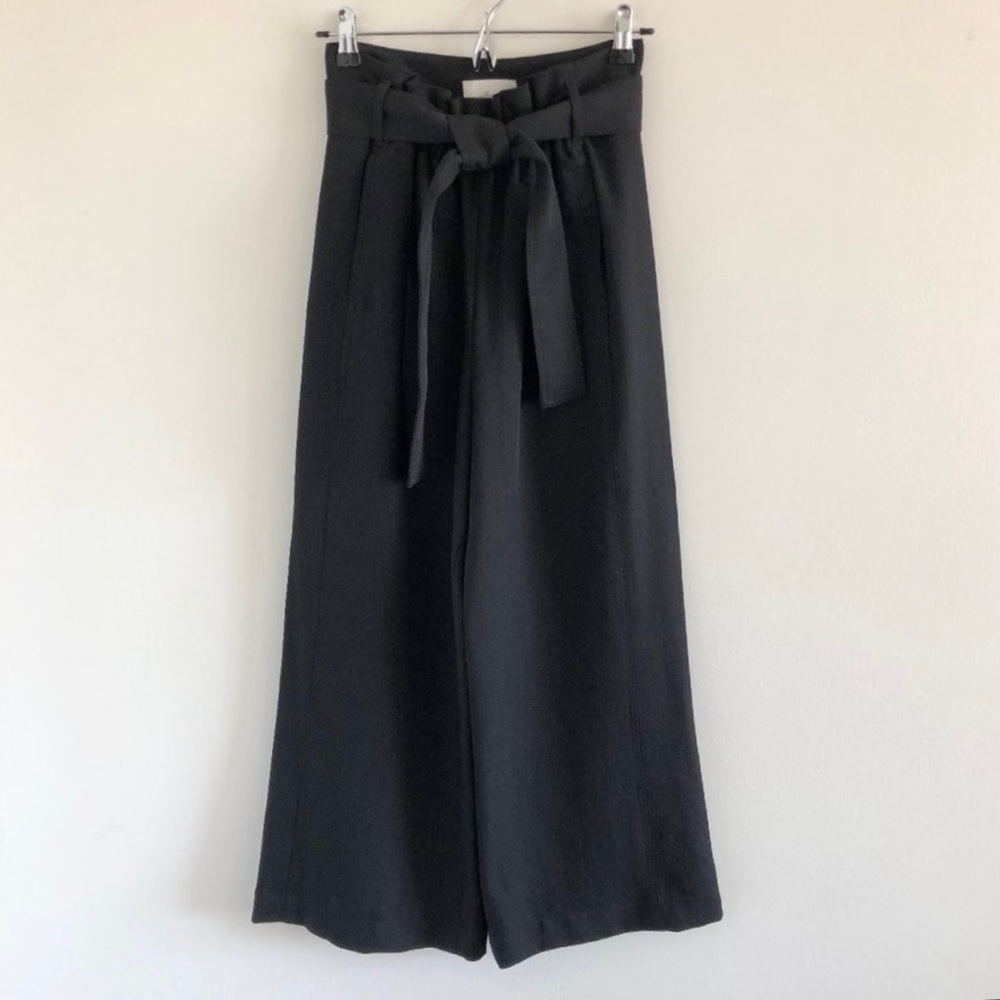 Aritzia Wilfred High Waisted Belted Trouser